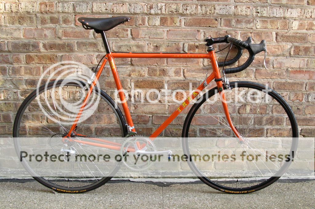 orange trek mountain bike